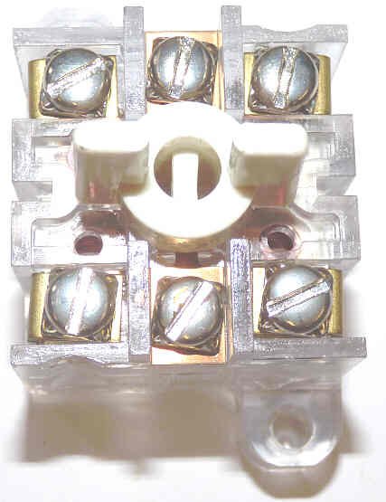 BASE, CONTACT, 2 NO CONTACTS CLEAR WITH LAMP HOLDER ADAMS # AS451A