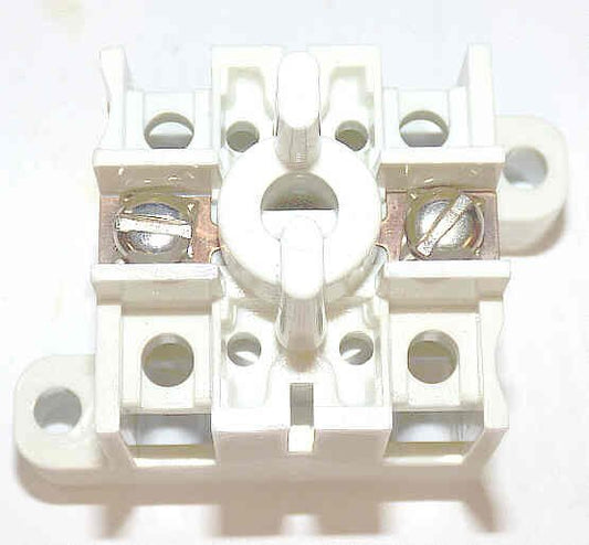 BASE, WHITE, POSITION INDICATOR OR JEWEL WITH LAMP HOLDER ADAMS # AS451D