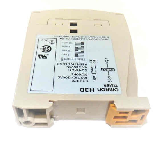 TIMER, 1-10 SECONDS, SPDT 110-120 VAC OMRON # H3D