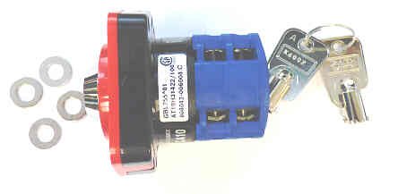 SWITCH. KEYED, RUN/STO[, RED BEZEL DUPAR #US91STXR2C2