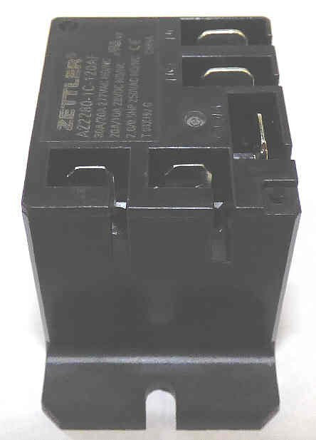 RELAY, MINIATURE, SPDT, 120 VAC, 30 AMP AMERICAN ZETTLER # AZ2280-1C-120A