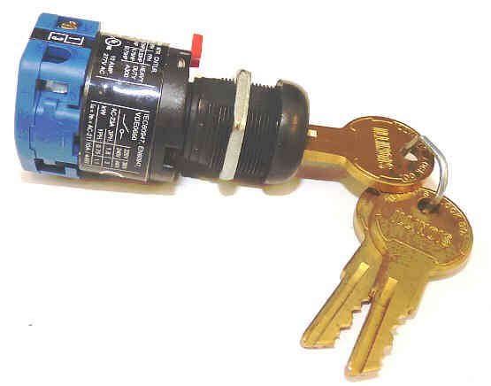 SWITCH, KEYED, 2 POSITION, KEY # 100T SCHINDLER # 8544C29H05