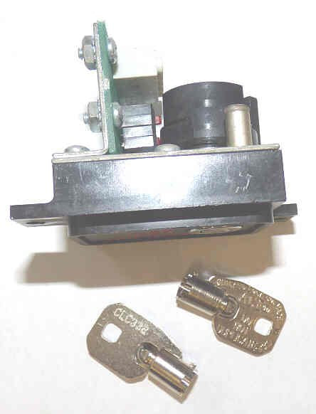 SWITCH, FIRE SERVICE, BYPASS-OFF-ON KEY # CLC332 SCHINDLER # 7656C53H01