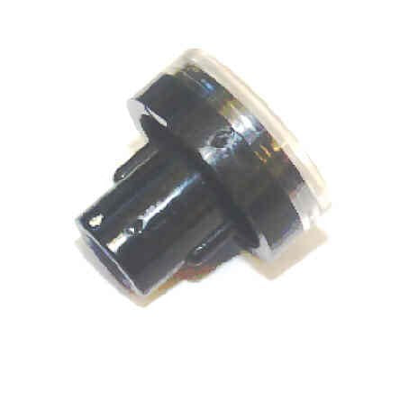 BUTTON, CLEAR CAP, 1 DIAMETER, MARKED #2 OTIS # A323BD1-2