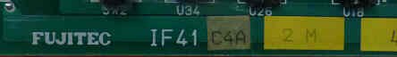 BOARD, CIRCUIT, SEE BOARD DATA FUJITEC # IF41