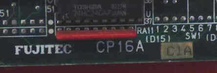 BOARD, CIRCUIT, SEE BOARD DATA FUJITEC # CP16A