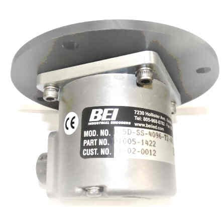 ENCODER, BEI # 01005-1422 MODEL H25D-SS-4096-T2-ABZC-28V/V-SM12-S