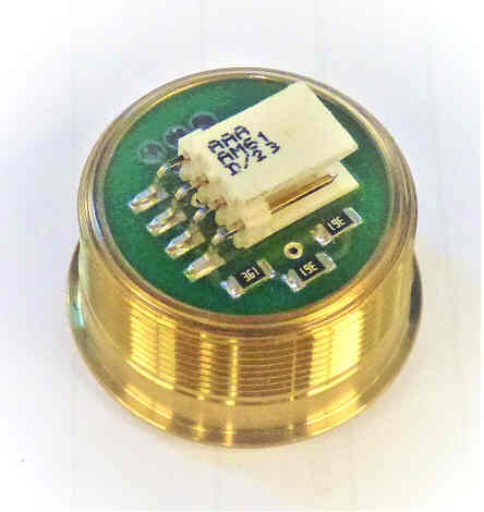 BUTTON, MIRROR BRONZE FINISH, FLAT, DOT LED 24VDC, 311 OTIS # AAA23500AM61