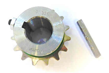 SPROCKET, CHAIN, ASSEMBLY, 15 TEETH, QKS 14 OPERATOR SCHINDLER # 5203D66H14