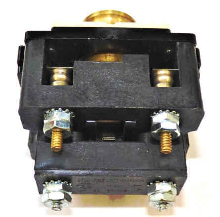 SWITCH, STOP, BRONZE, PULL TO RUN, WITH AUXILIARY CONTACT ARMOR # 10411-01