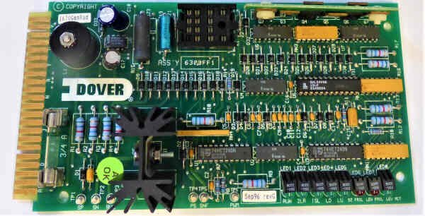 BOARD, CIRCUIT, OPTICAL LEVELING CONTROL DOVER 6300FF1 # 9834140