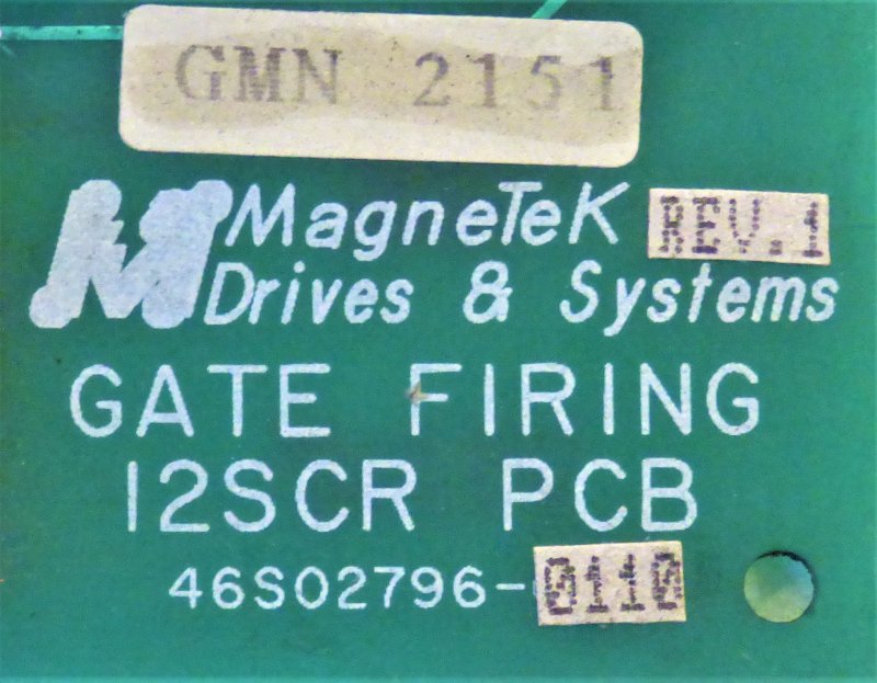 BOARD, CIRCUIT, GATE FIRING 125CR MAGNETEK # 46S02796-0110 REV 1