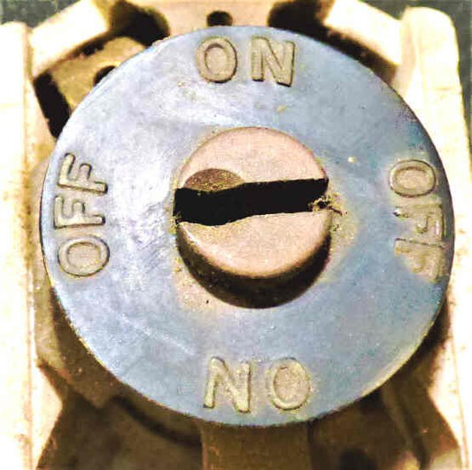 SWITCH. KEYED, ON-OFF, PORCELAIN ENCLOSURE, OBSOLETE A H & H