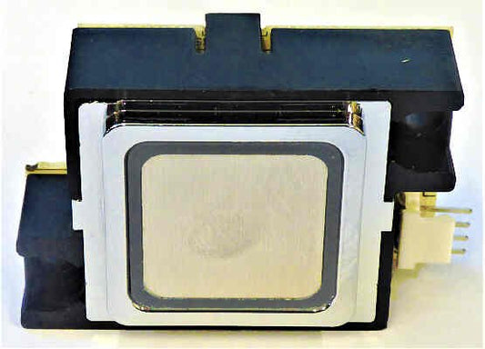 PUSHBUTTON, STAINLESS, FLAT CHROME BEZEL, AMP CONNECTOR OTIS 16-AAA23500AK1