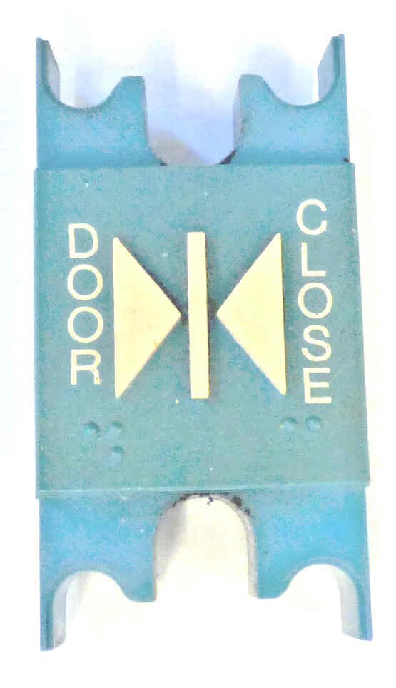 SPACER, 1.25 WIDE, BLUE, DOOR CLOSE, VERTICAL MOUNT