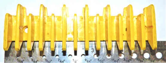 INSERT, DEMARCATION, YELLOW, 8, 506NCE ESCALATOR OTIS # GO455G03