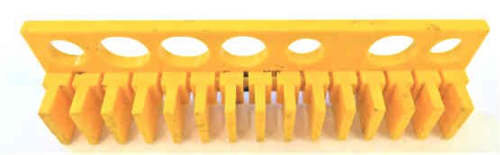 INSERT, DEMARCATION, YELLOW, 5 3/8 LONG, 15 TEETH WEST. # 321C596Hl4