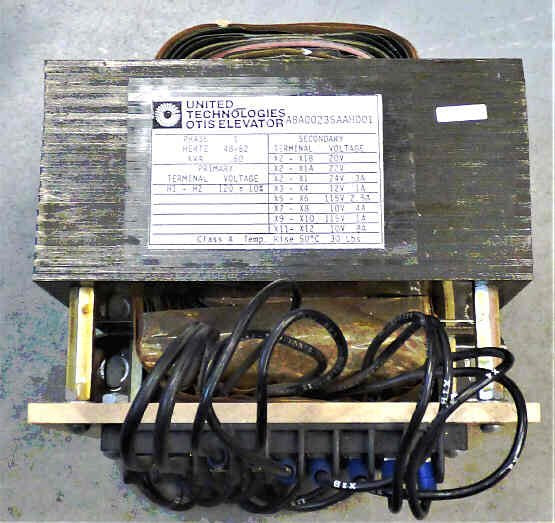 TRANSFORMER. PRIMARY 120, MULTIPLE SECONDARIES OTIS # ABA00235AAH001