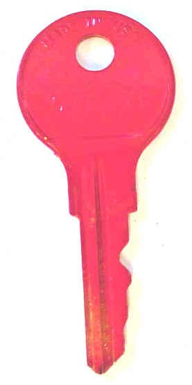 SWITCH, KEYED, FIRE SERVICE, HORIZONTAL RED BEZEL, ENGRAVED OFF-ON-FIRE SERVICE