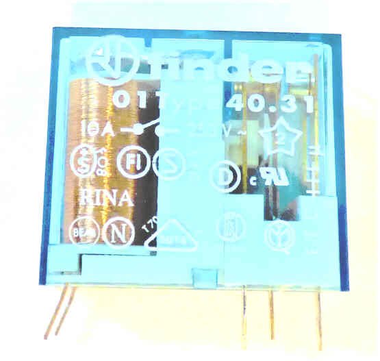 RELAY, SPDT, MINIATURE. PCB/PLUG-IN, 10A, 24V DC COIL FINDER # 40.31.7.024.0000