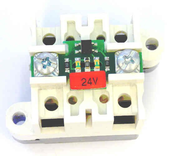 BUTTON, COMPLETE, FIRE HAT, 24 V, LED ADAMS # ASA452A-CL-FH