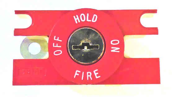 SWITCH. KEYED, FIRE SERVICE, CAR, ROUND BEZEL V7 FIXTURES, DOVER # 9715990