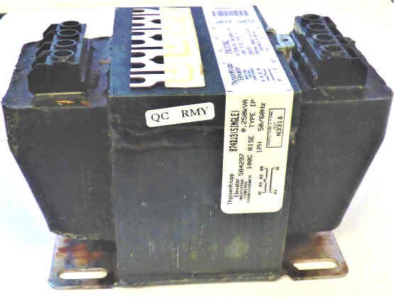 TRANSFORMER, 240-480 PRI, 120 SEC, .250KVA DOVER #9584297 874DJ3