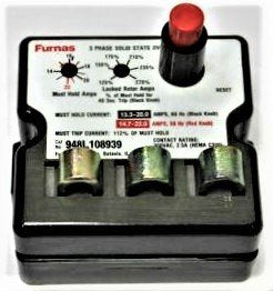 RELAY, OVERLOAD, SOLID STATE 3 PHASE, 22 AMP, FURNAS # 948L108939