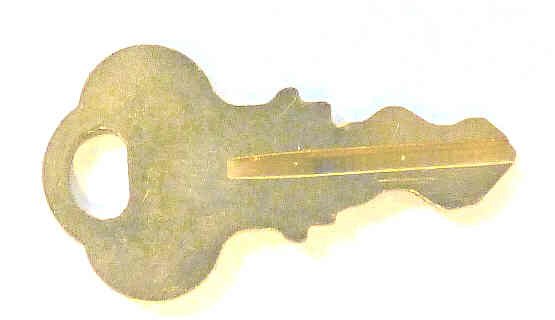 KEY, CHICAGO, USED ON KEYED SWITCHES MARKED H2389 DOVER # 9703196