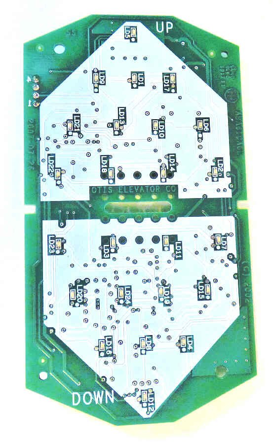 BOARD, CIRCUIT, UP/DOWN ARROW DISPLAY OTIS # ABA26800AGLI