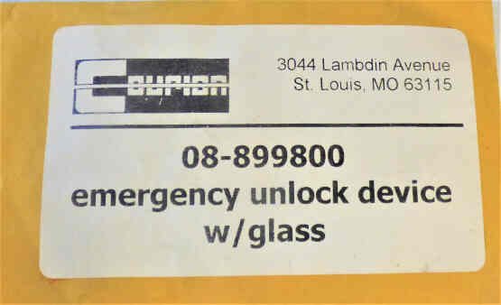DEVICE, EMERGENCY UNLOCKING, COURION # 08-899800