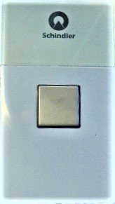 FIXTURE, HALL STATION, TYPE LOP GS 300 NG 1WWB SCHINDLER # 57620836