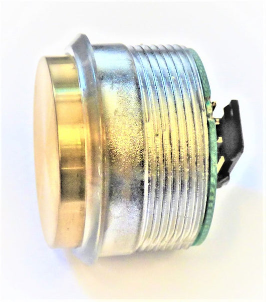 MICRO-MOTION III BUTTON, BRASS, FLAT FINISH, NON LITE UP, OTIS # AAA23500AK38