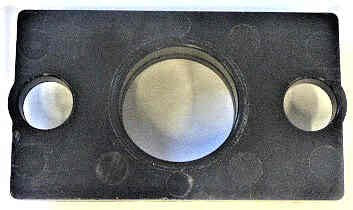 HALO, BLACK, SQUARE SURROUND, MODEL SRB, MOLDED PLASTIC GAL # PMDG-0072N