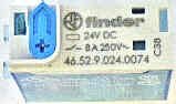 RELAY, DPDT, MINIATURE. PCB/PLUG-IN, 6A, 24V DC COIL FINDER # 46.52.9.024.0074