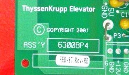 BOARD, CIRCUIT, WITH CHIPS, SMT DMC CLC MICROPROCESSOR DOVER # 9753000 6300BP4
