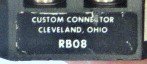 BASE, RELAY, OCTAL, 8 PIN, CUSTOM CONNECTOR # RB08