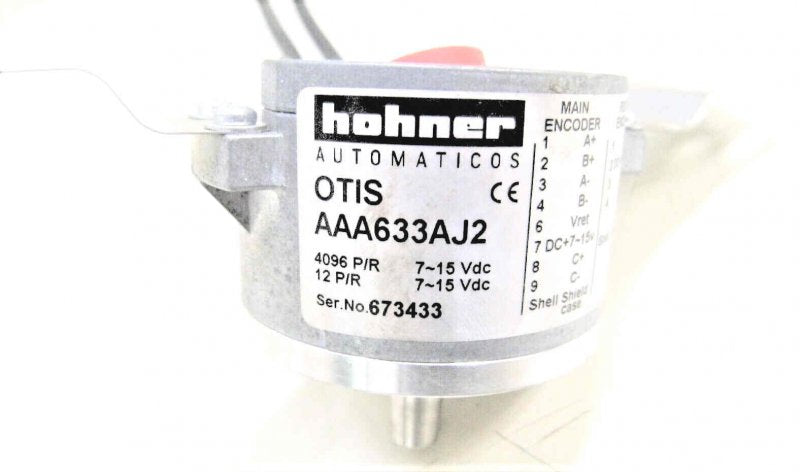 ENCODER, OTIS # AAA633AJ2, MANUFACTURED BY HOHNER