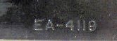 ASSEMBLY, BUTTON, WITH BASE COMPLETE, BLACK, # EA-4119 VINTAGE