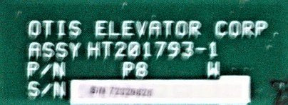 BOARD, CIRCUIT, RELAY BOARD, ELEVONIC CONTROL OTIS # HT201793-1