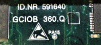 BOARD, CIRCUIT, GCIOB 360.Q SCHINDLER # 591640