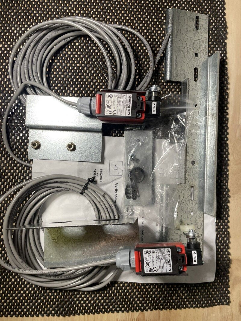 ASSEMBLY, UP & DOWN LIMITS WITH BRACKETS AND WIRING, SCHINDLER TYPE KNE AS SHOWN