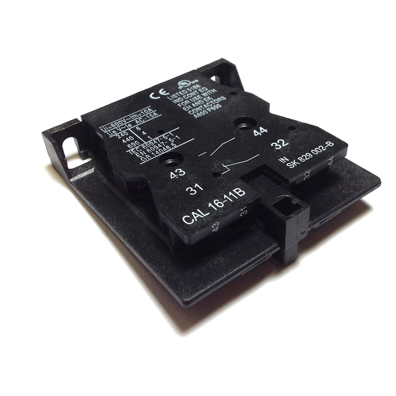 CONTACT, MODULE, AUX. 1 N.O/N.C. CONTACT, EK550 & EK1000 ABB #CAL16-11B