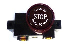 SWITCH, STOP, RED BUTTON PUSH TO STOP REPLACES HAUGHTON # 3-40216-56.