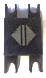 SPACER, 1.25 W, BLACK, DOOR OPEN, NO BRAILLE.VERTICAL MOUNT DOVER # 9893829