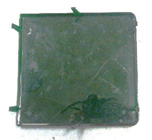 LENS, GREEN, 11.31 x 8.62 401 SERIES 1 CAR OPERATING PANEL OTIS # 443CA1