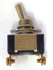 SWITCH, TOGGLE, SPST, 20 AMP @ 125 VAC SCREW TERMINALS CARLING # E-60272