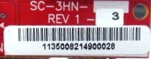 BOARD, CIRCUIT, SERIAL HALL CALL NODE, MCE # SC-3HN REV1-3