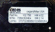CIRCUIT, BOARD, CONTROL UNIT, DETECTOR CEDES SCHINDLER # 7269C63H04