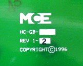 BOARD, CIRCUIT, GONG WITH 2 RELAYS AS SHOWN, MCE # HC-GB REV 1-2